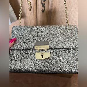 Kate spade Esmena Sunset Lane Silver Cross Body Bag